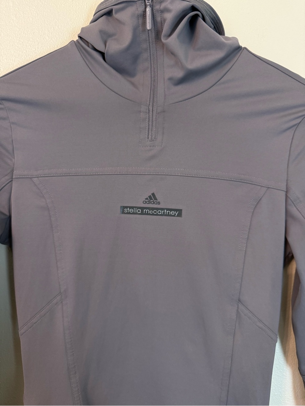 Adidas by Stella McCartney Quarter Zip Pullover Running Hoodie XS - Picture 4 of 7